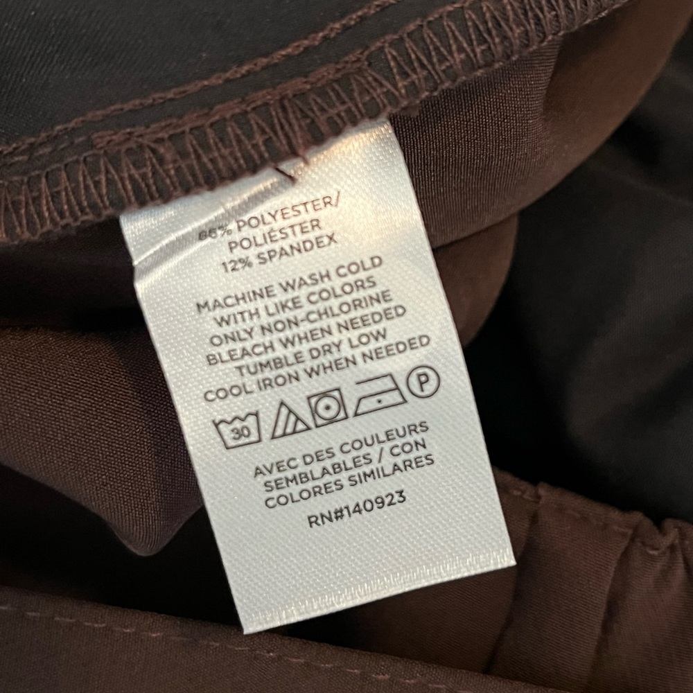 LOFT Oulet Chocolate Tie-Waist Trousers - Picture 6 of 6